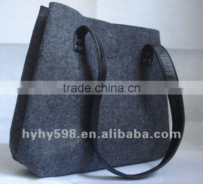 #14090511 fashion felt shoulder bag, felt handbag in different colors