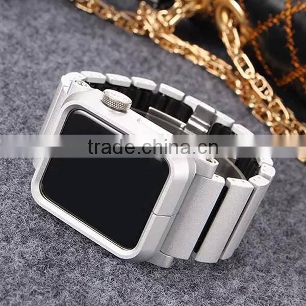 Factory wholesale Replacement Stainless Steel Wristband & watch case for Apple watch