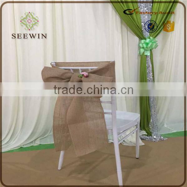 Durable Recyclable jute burlap die cut felt table runner for wedding deco