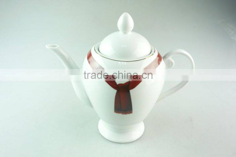 stock cheap hot sale 17pcs porcelain tea set with gift packing