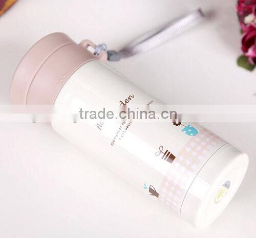 Supply Creative fashion portable stainless steel thermos cup / cold reserving cup (250ml)