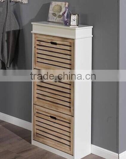 Europe Style wooden furniture shoe cabinet