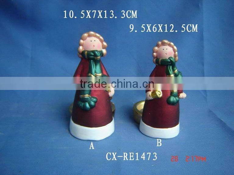 polyresin snowman figurine polyresin angel figurine; resin deer statue; resin elf figurines