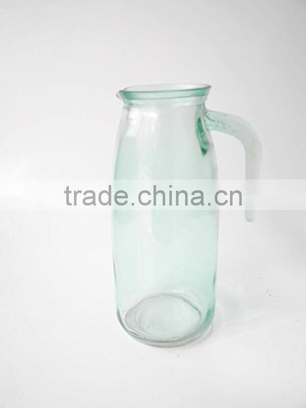 stained spouted handling table use glass water bottle glass pitcher