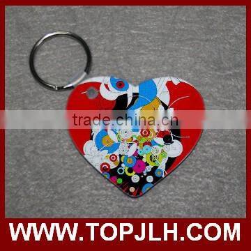 Christmas wedding Gift Customized Sublimation MDF Keychain