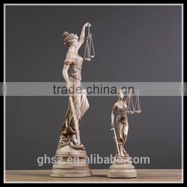 Symbol of justice and peace statue greek goddess themis lady figurine