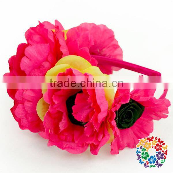 vintage colorful flower baby kids latest hairband designs