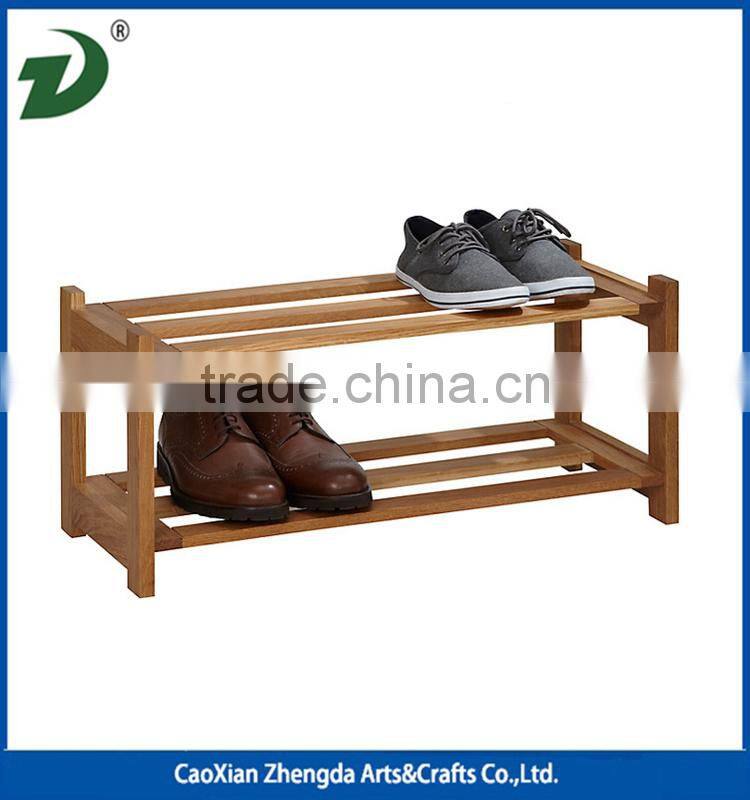 High Class Walnut Wood Shoe Rack