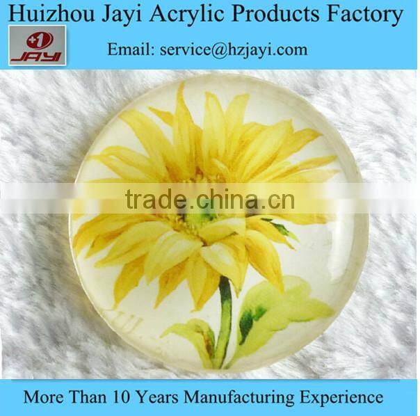 Factory wholesale handmade acrylic clear logo block/ stamp block