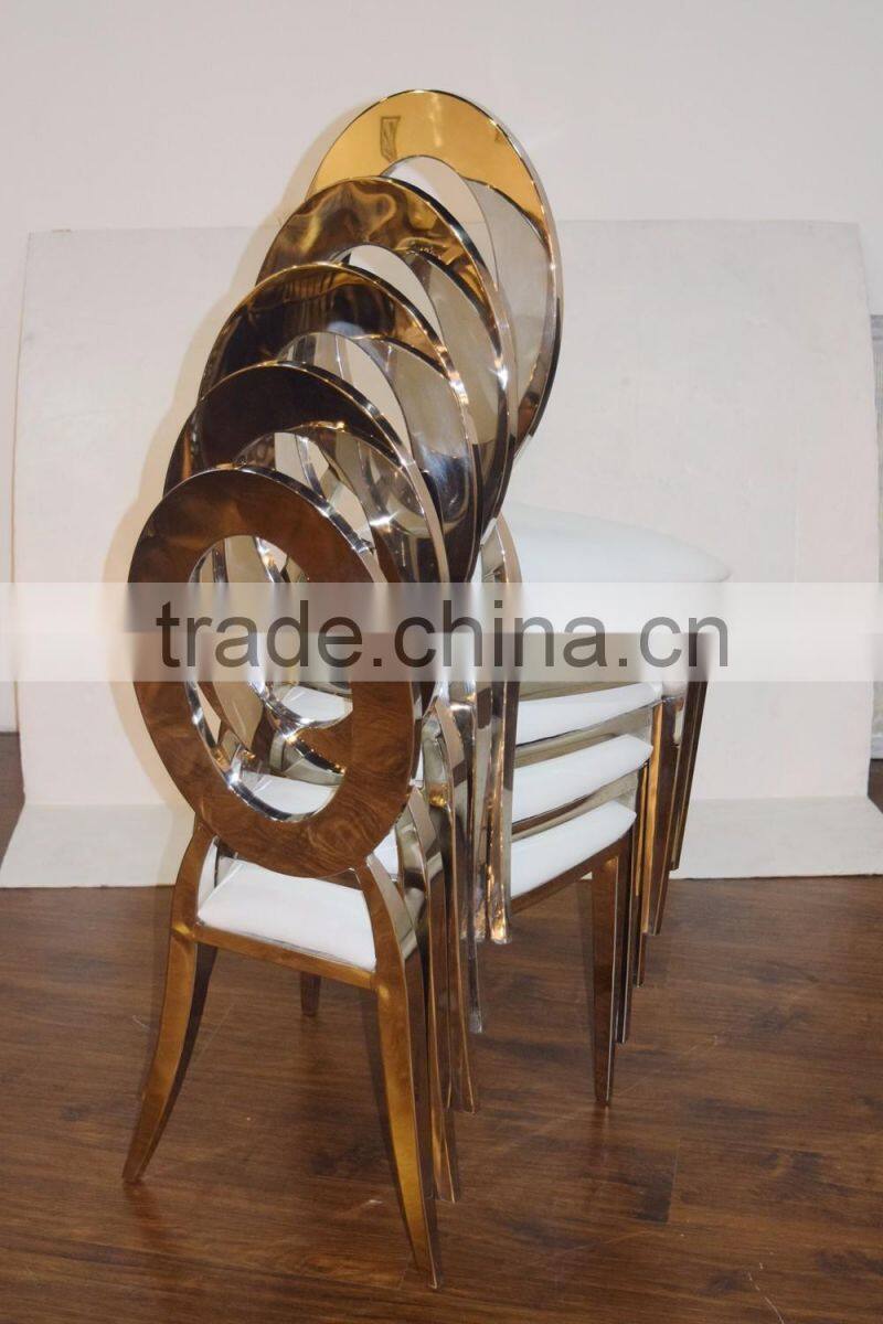 B8030 Wholesale louis ghost round back dining chair