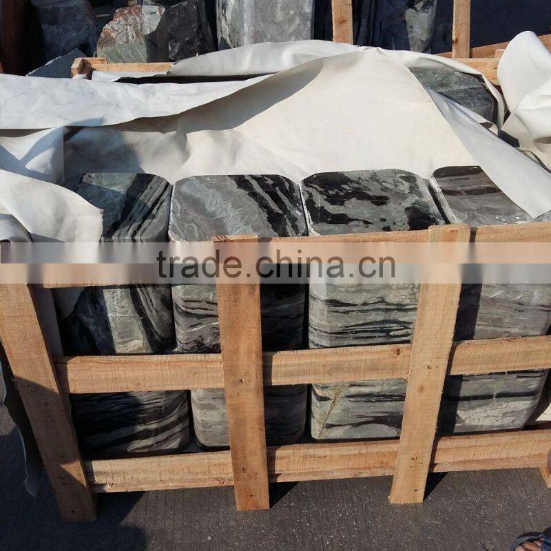 Stone Table Forest Green Table Garden Decoration Bench Marble Garden Bench