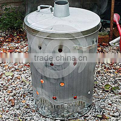 Galvanized household waste incinerator ( 30 years experiences)