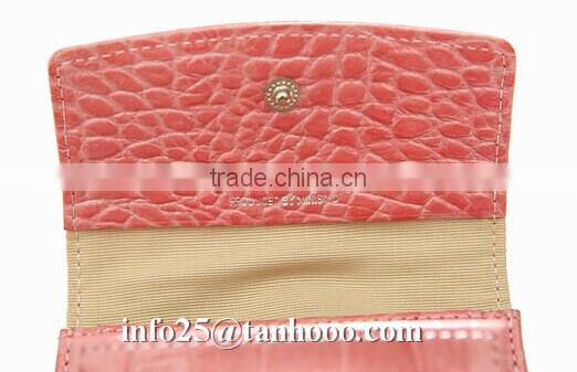 Sexy clip/sexy crocodile cute leather purse/sexy leather coin bag