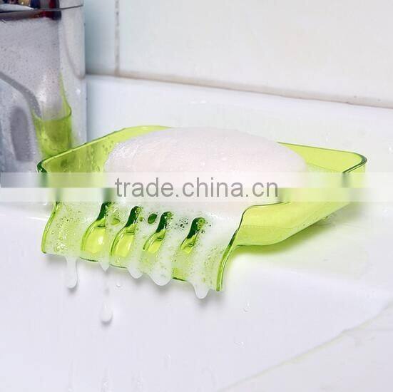 wholesale plastic soap case dish with drain