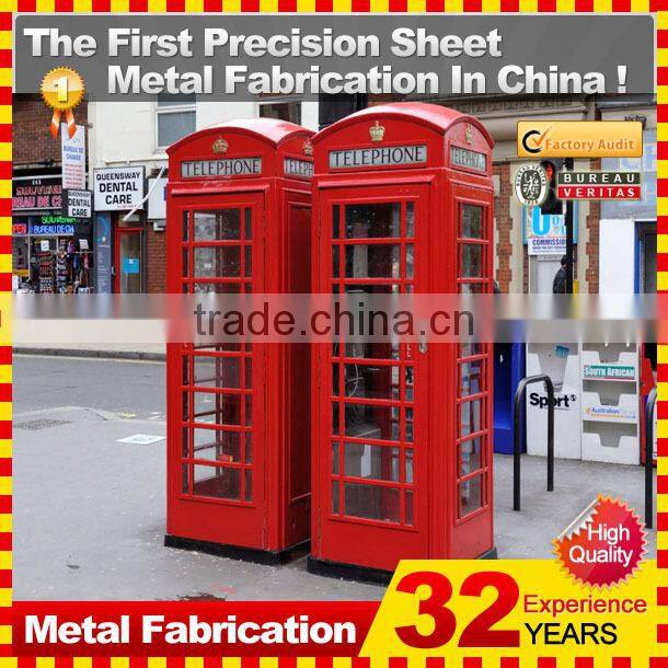 steel metal public telephone booth for sale with 32 years experience