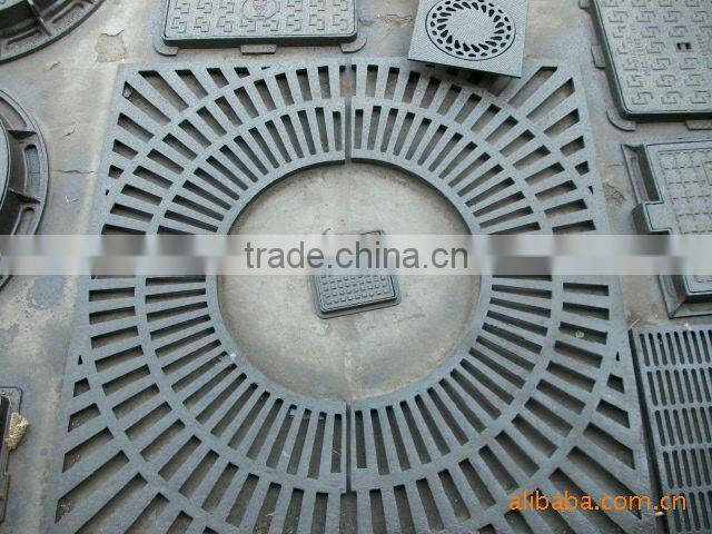 corrosion resistant square cast iron tree grating