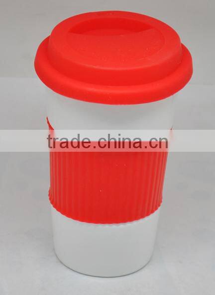 Takeaway Ceramic Insulated Double Wall Travel Mug