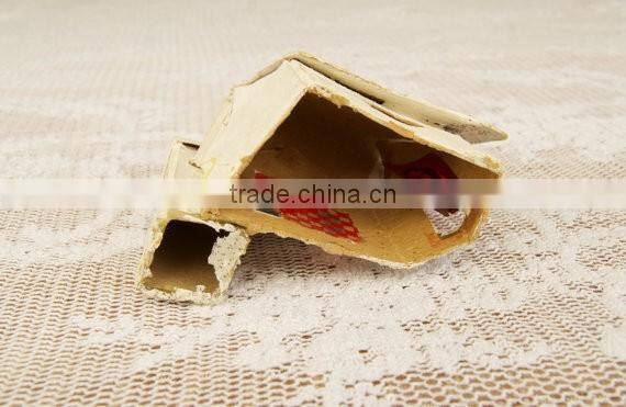 Lot of 3 Vintage Cardboard Christmas Village Pieces