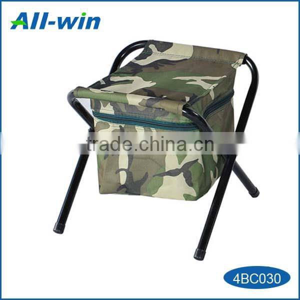 outdoor modern popular camouflage color foldable camping stool with bag