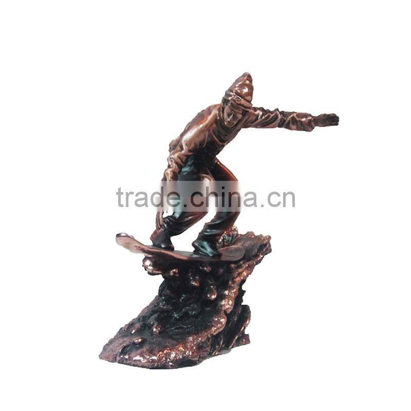 souvenir skiing trophy figurine