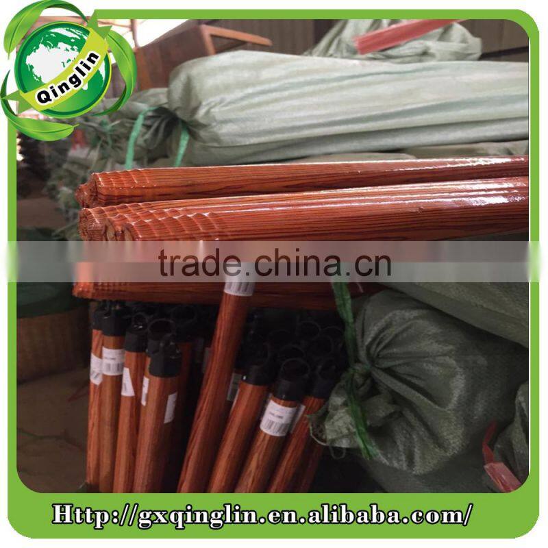cheap pvc wooden handle for broom/wooden stick for broom with best quality