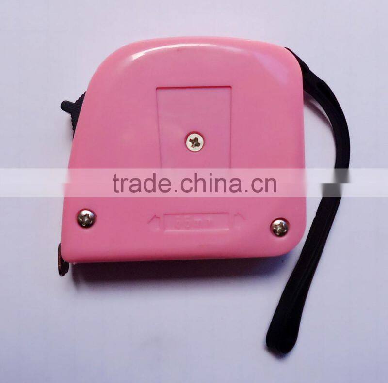 Promotional small size Pink color Measuring tape / Tape measure for lady