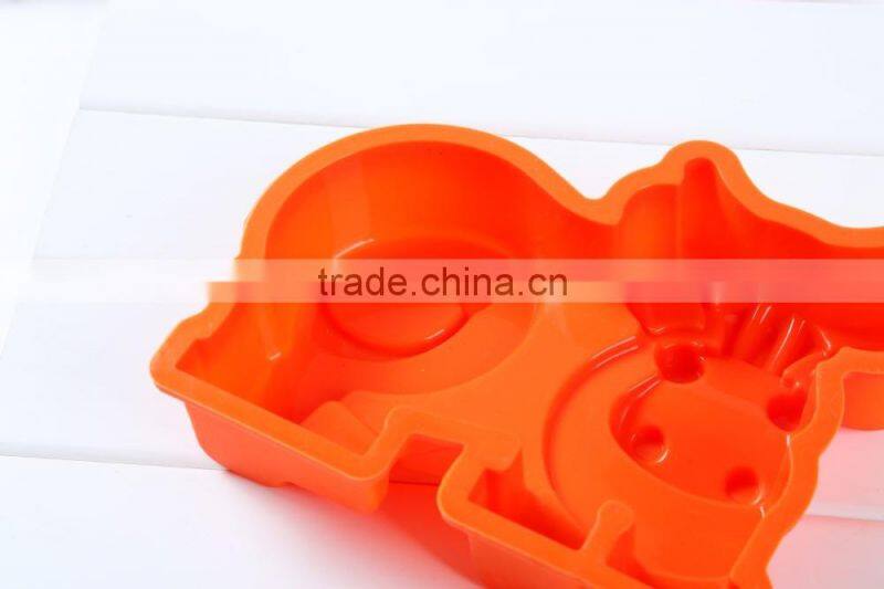Lovely Cow Shape Silicone Cake Baking Pan Mold, baking supplies for cake decoration,baking mold