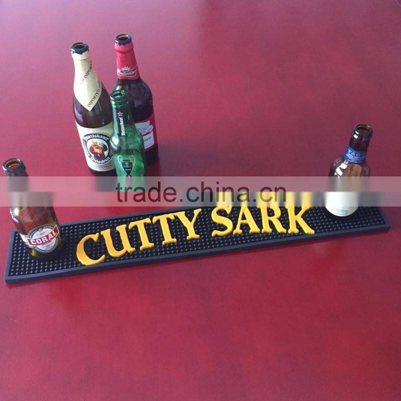 3D Factory Supply PVC Rubber Beer Mat Bar Drip Mat
