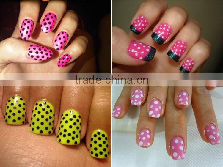 5 PCS 2-way Marbleizing Nail Art Tools Dotting Painting Pen