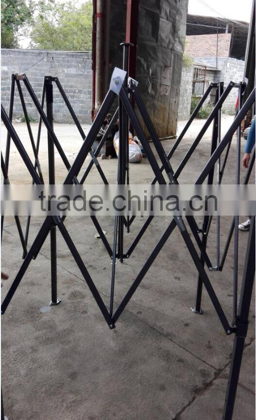 customized stainless steel adjustable height fold trade show pvc tent