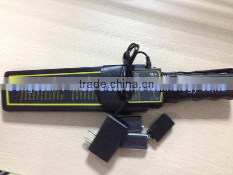 Super Body Scanner Hand Held Metal Detectors / superwand handy detectors with led lights