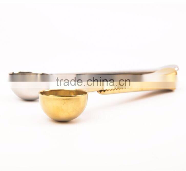 High quality metal coffee bag clips,spoons with logo,coffee/tea long spoons