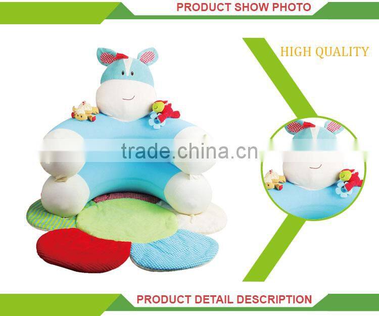 Latest design multifunctional game blanket plush baby animal sofa chair