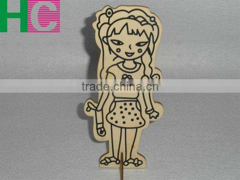 wooden board painting for children