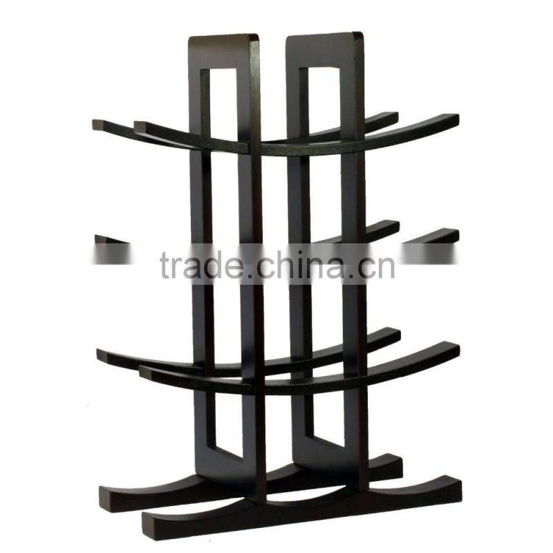 Hot sale eco-friendly bamboo wine bottle holder bamboo wine rack