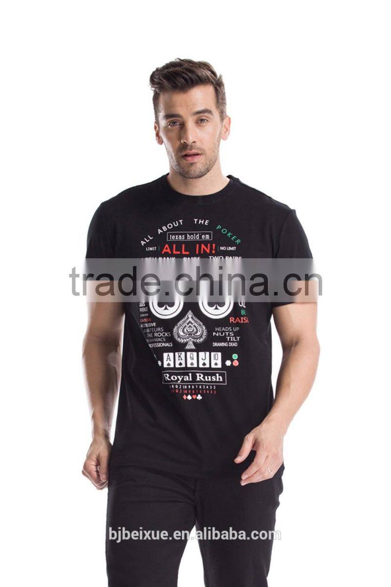 2016 fancy design fashion clothing new style printing soft textile t shirt boys t shirt design
