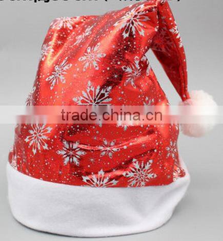 Christmas Party Red And White Cap For Claus Dress Costume Holiday Santa Hat