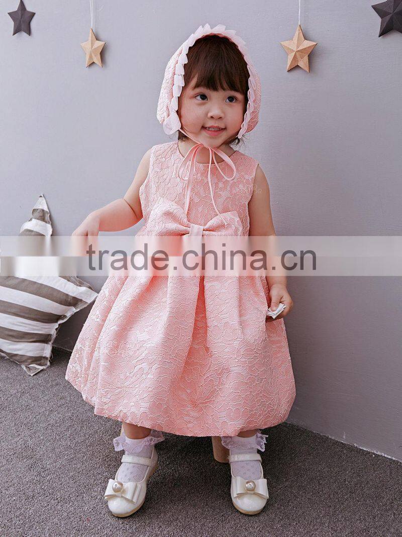 2017 New arrival baby Clothes wholesale hot sale cotton cheap Children's Boutique fashion 3-5 year old baby girl party dress