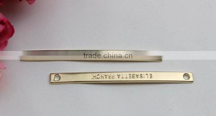 Fashion garment alloy accessory apparel square metal shoes&bags accessory