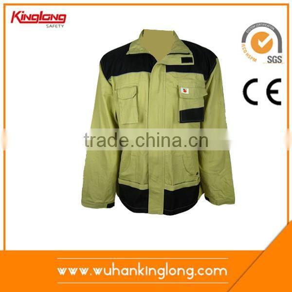 Hot sell mens bubble two tone jacket with chest reinforcement