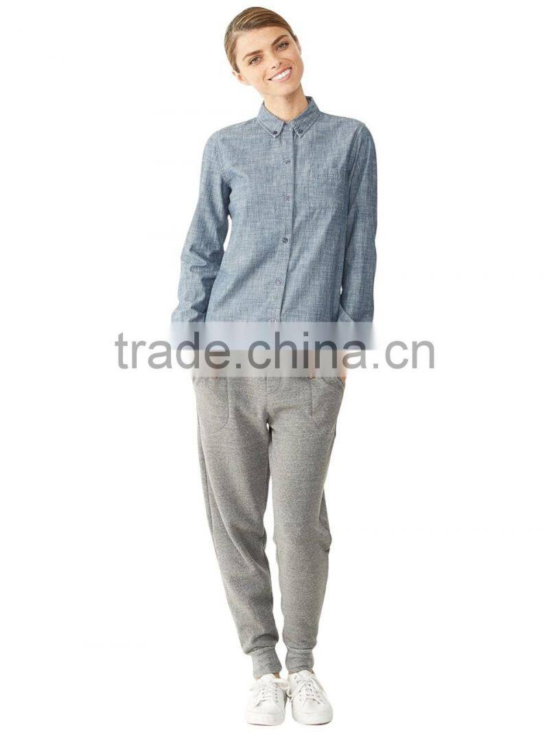 2017 Woman New Style Linen Fabric Shirt Pant Shirt New Style