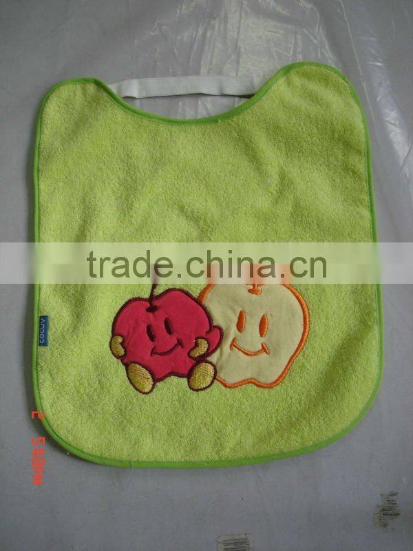Baby towel hood with embroidered logo
