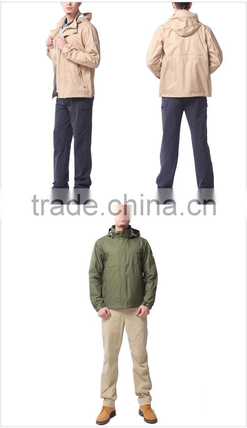 2015 New Fashion Custom Nylon Windbreaker Man Spring Jacket