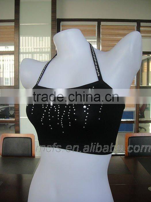 Seamless tank top for women, black women seamless underwear