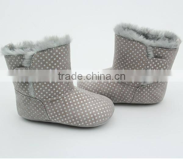 Warm durable soft sole handmade baby girl boots