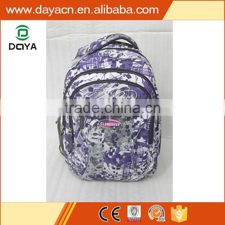 2017 latest fashionable custom school bag backpack