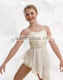 New Design Fashion Fancy Hot Sale High Quality sequin spandex Ballet dance wear