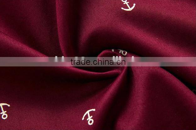 2016 men printed slim fit casual dress shirt