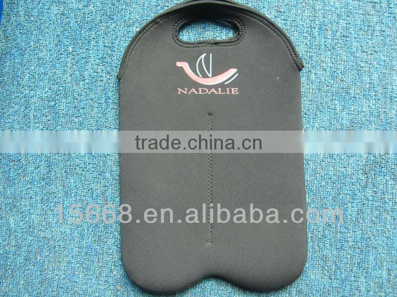GR-B0318 unique design neoprene wine bottle holder