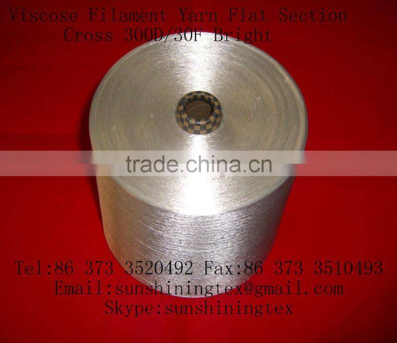 120D/8F FLAT VISCOSE RAYON FILAMENT YARN IMITATION RAYON YARN